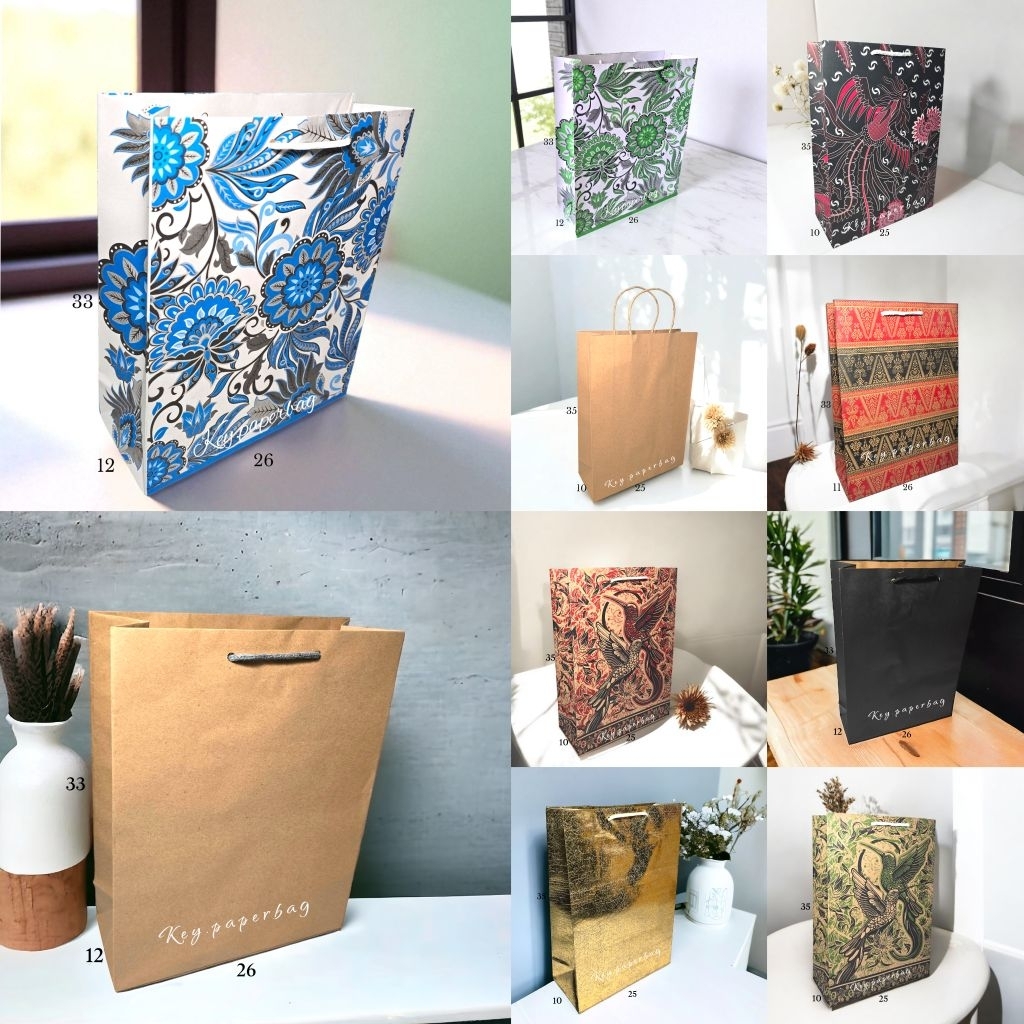 

ISI 12 (1 Lusin) Paper Bag Size Besar Uk 26x33