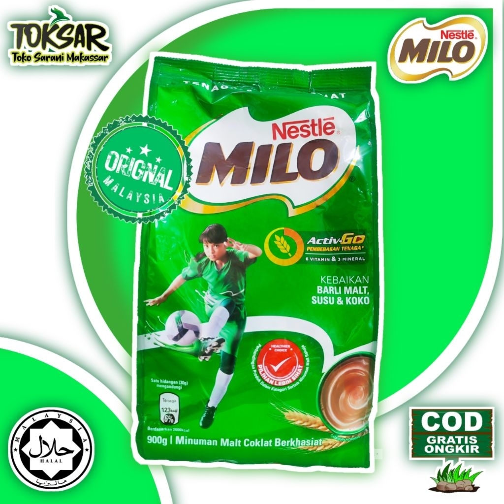 

Milo Activ-Go 900 gram Original (Free Packing Kardus)