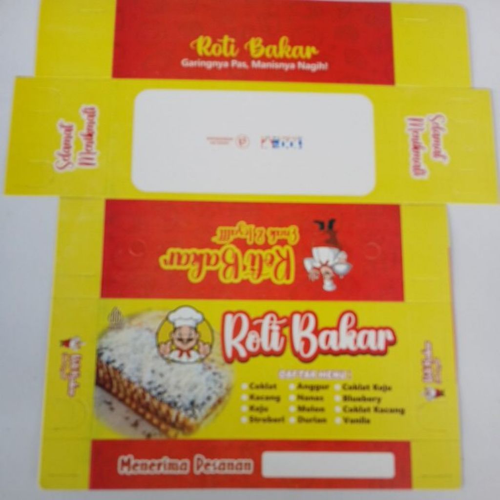 

Dus roti bakar#wadah roti bakar#kemasan roti bakar 1 pack isi 50 lembar