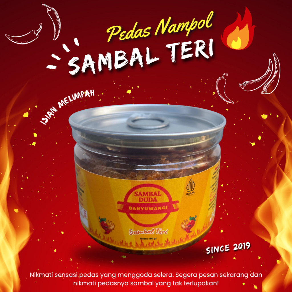 

Sambal Duda - Sambal Teri Tanpa Bahan Pengawet
