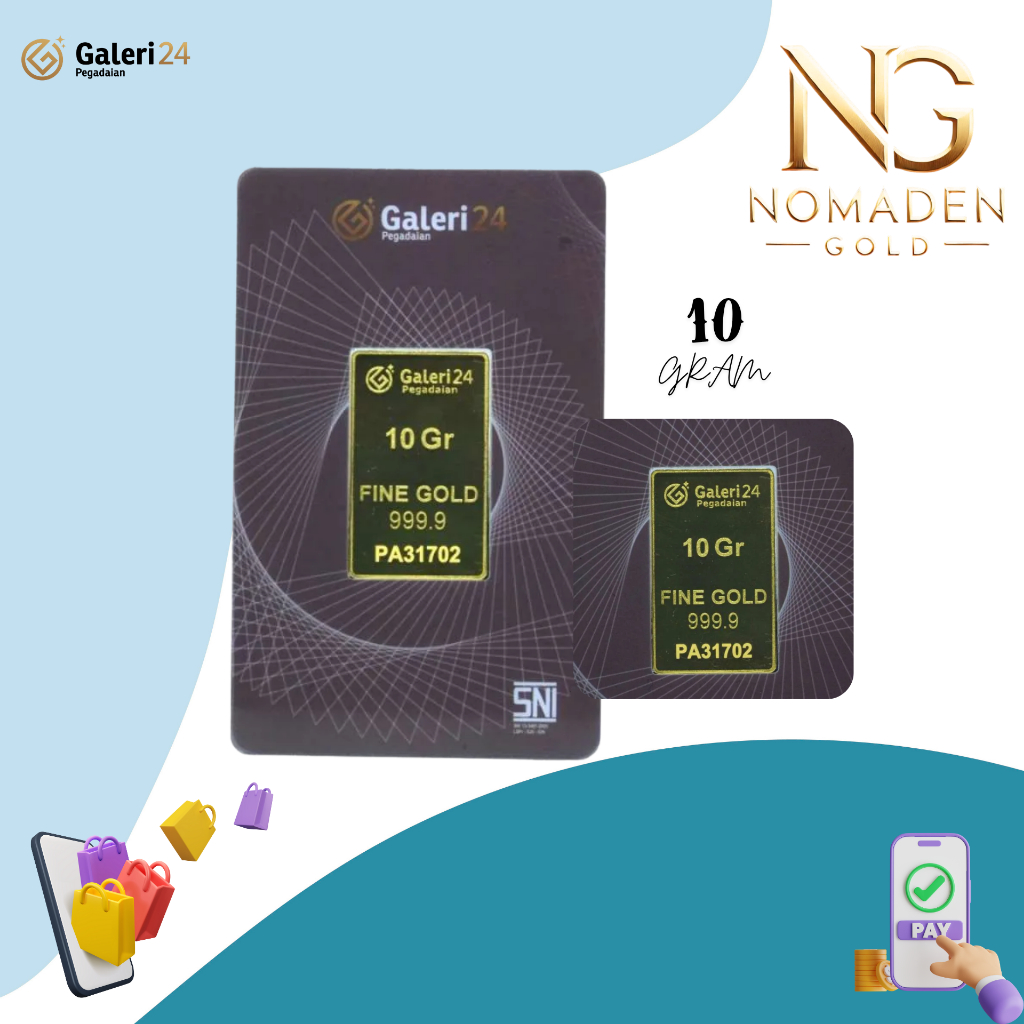 Logam Mulia Galeri24 10 Gram