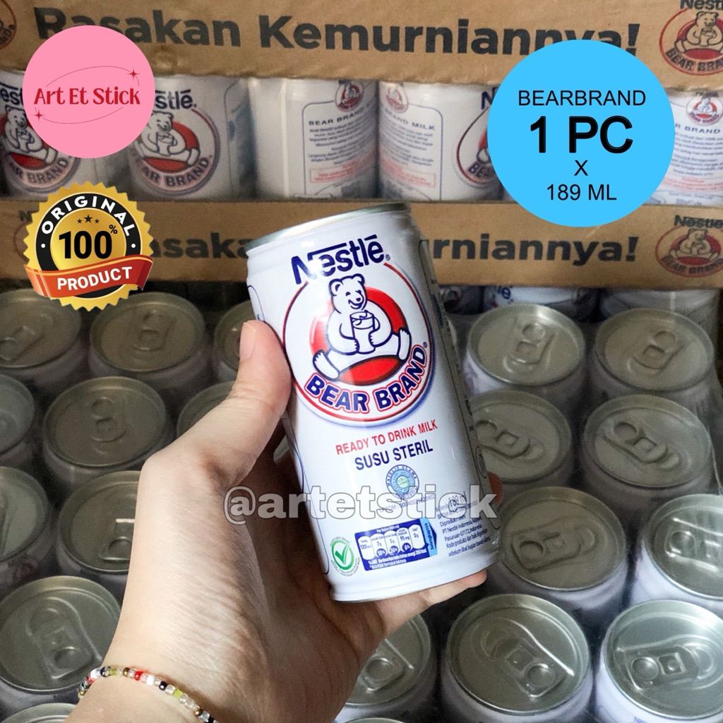 

Bear Brand Susu Beruang Steril 189 ml Kaleng