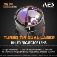 Biled Bi-laser Projector AES Turbo TIR 2.5 Inch 75 Watt Double Laser Car