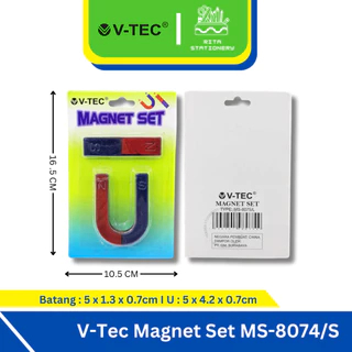

Magnet set U batang kecil V-TEC MS-8074/S