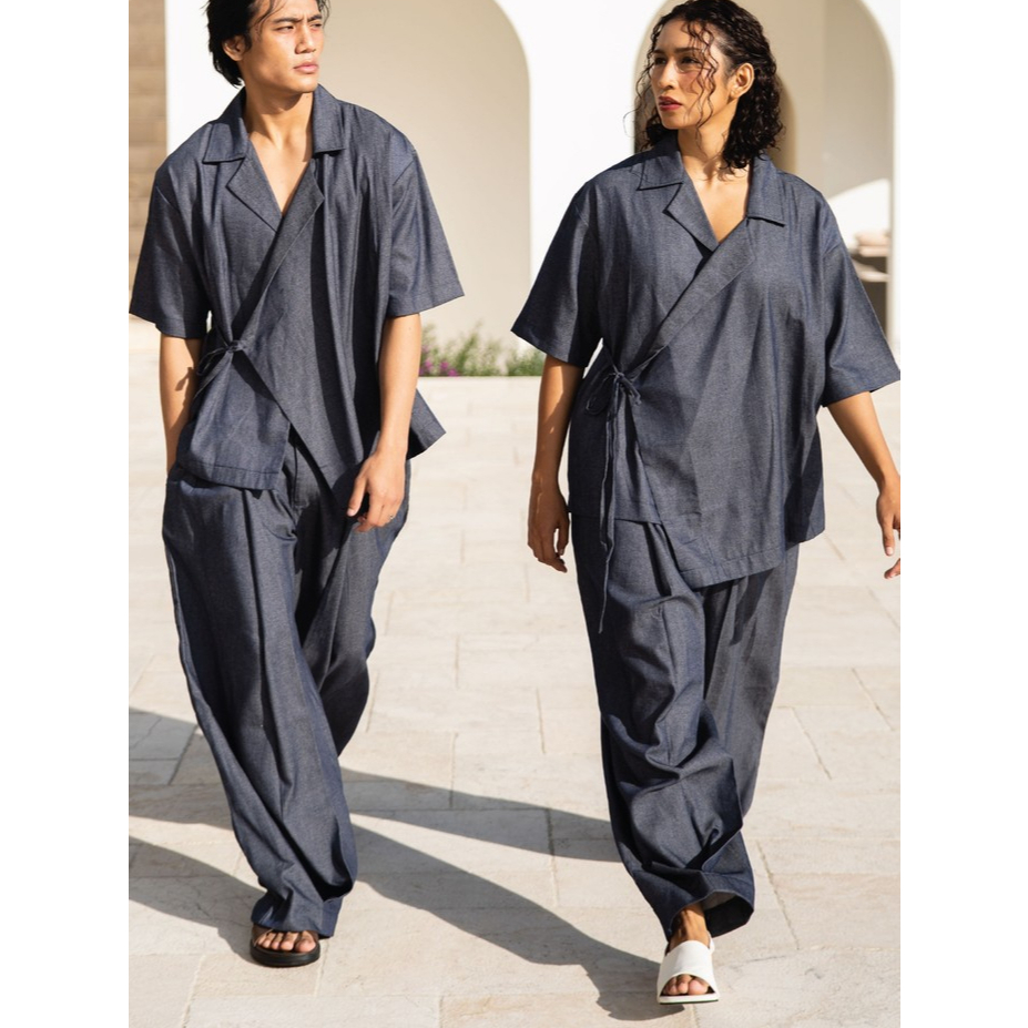 Isola Kimono in Denim