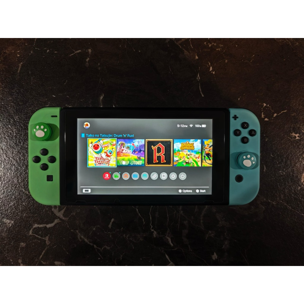 nintendo switch animal crossing with box second like new