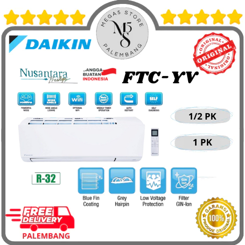AC Daikin Standar STC15YV / STC25YV 1/2PK/ 1PK AC Daikin Standar