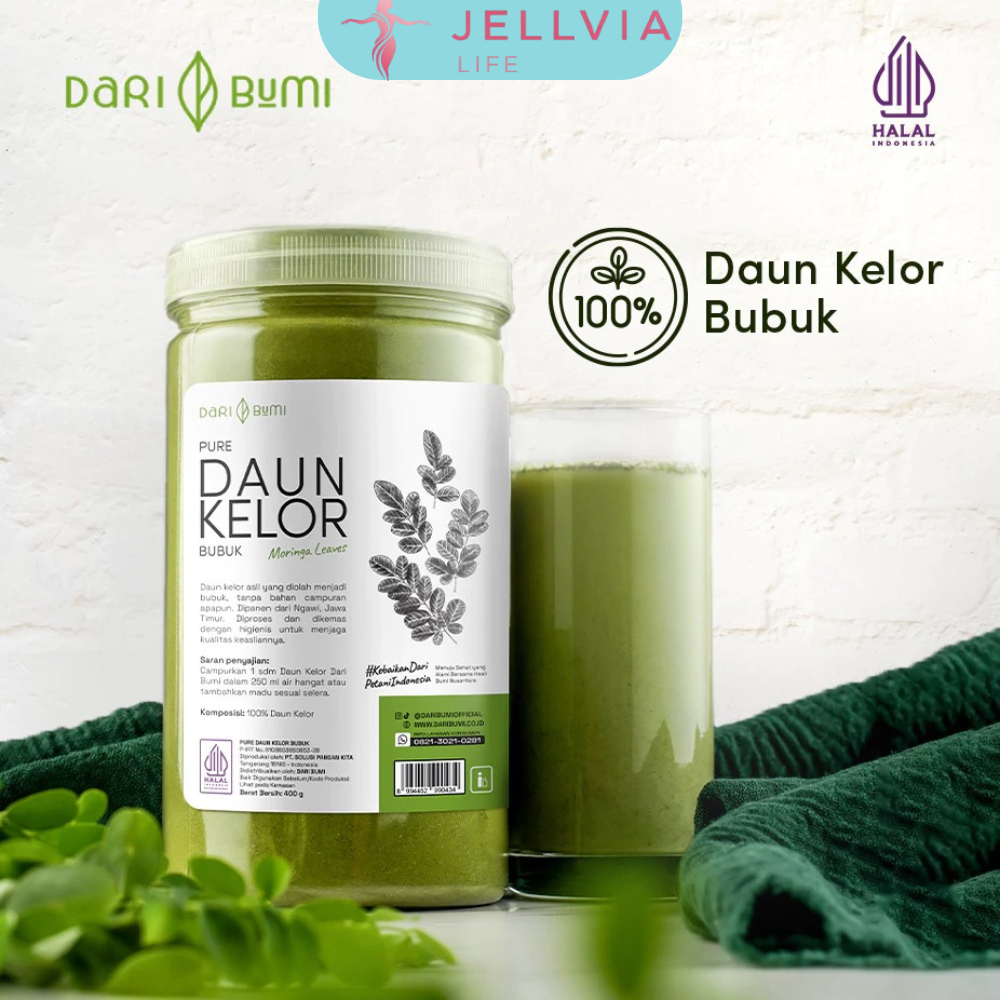 

Dari Bumi Daun Kelor Moringa Bubuk 450 Gr Premium Pure Organic