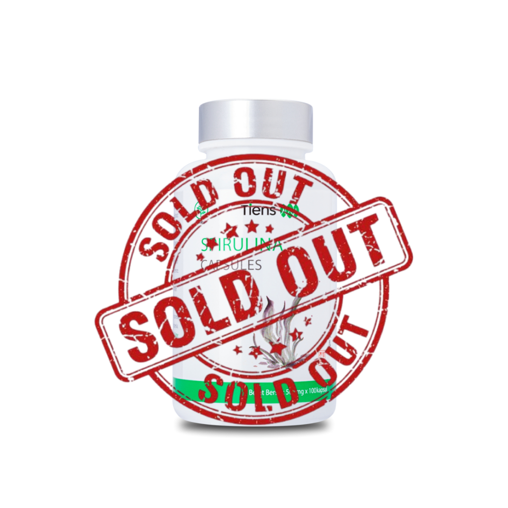 Obat Jerawat, Nutrisi Wajah, Klulit Kecantikan, & Atasi Jerawat Alergi - Tiens Spirulina Kapsul Orig