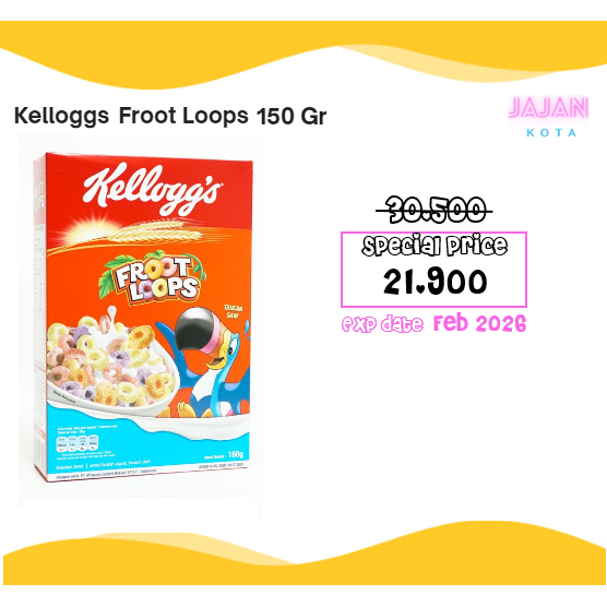 

Kelloggs Froot Loops 150 Gram