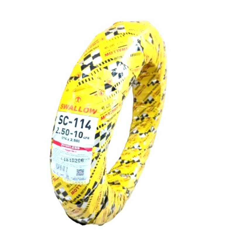 BAN LUAR 14 X 2.50 SWALLOW EXOTIC PACIFIC BAN LUAR SEPEDA LISTRIK TUBELESS TUBLES