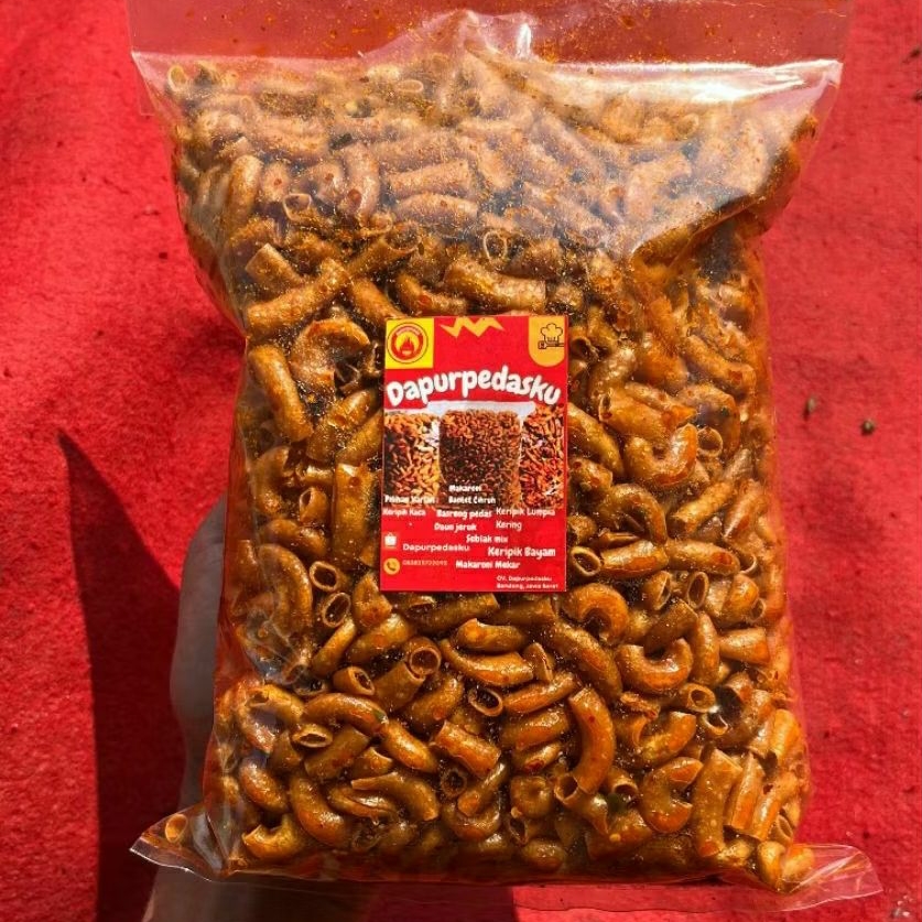 

Makaroni Pedas Cikruh Daun Jeruk 1 Kg – Snack Pedas Viral! Cemilan Murah Rasa Sultan