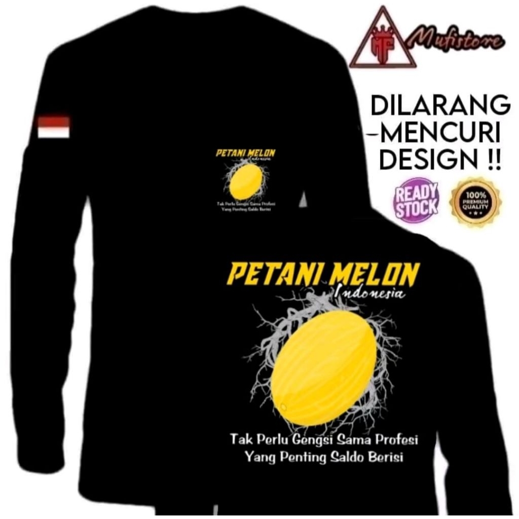 KAOS LENGAN PENDEK PETANI MELON