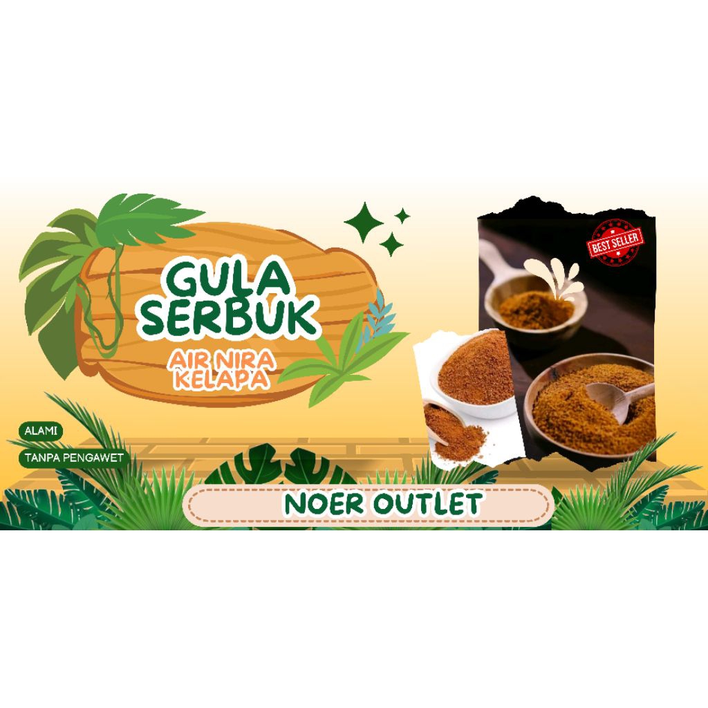 

Powdered brown sugar Gula merah serbuk Kelapa