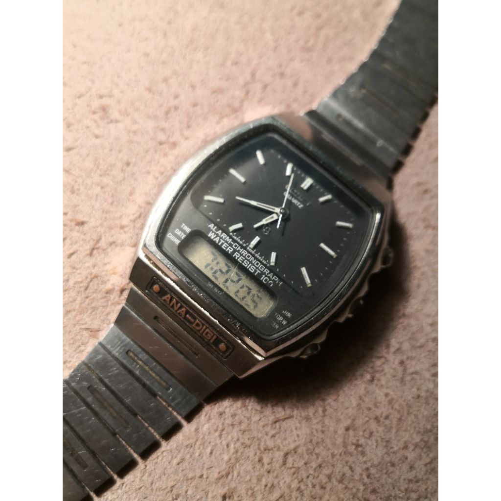 vintage jam tangan citizen ana-digi colectable item