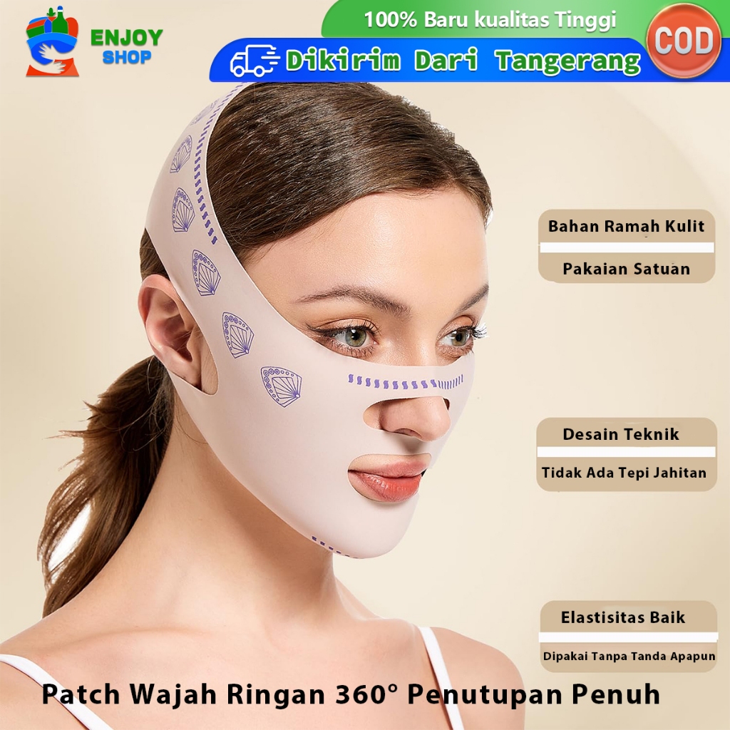 Pengencang Wajah Shapping Firming Mask Masker Korset Wajah Perban Wajah V 3D Face Lifting