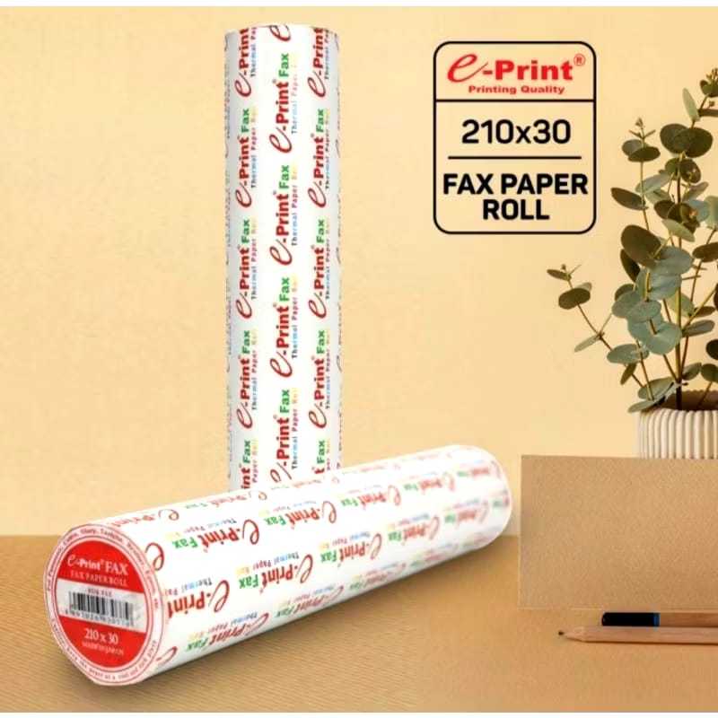 

Kertas fax 210 X 30 E-Print/ Oji Fax Paper Roll