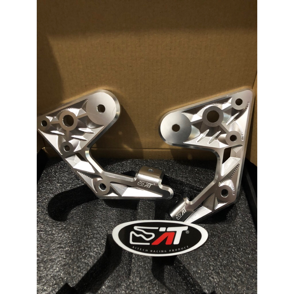 BRACKET KUPINGAN LAMPU RX KING AITECH ALUMUNIUM CNC BREKET KUPINGAN LAMPU NINJA RX KING AITECH RACIN