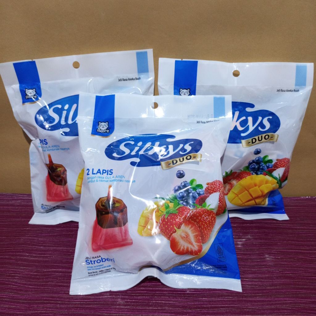 

jeli rasa silky duo dengan 2 lapis rasa jeli murah