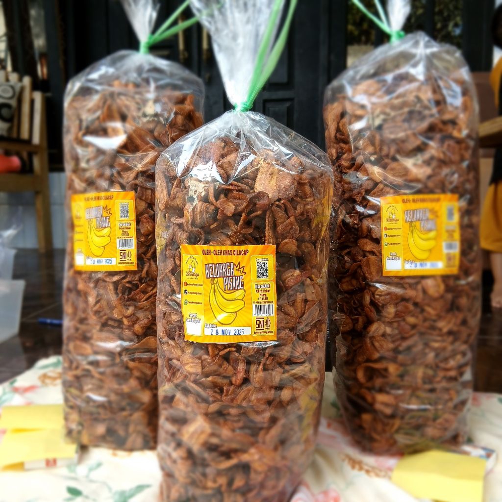 

sale pisang kering kriuk kemasan ball 3kg pisang madu renyah