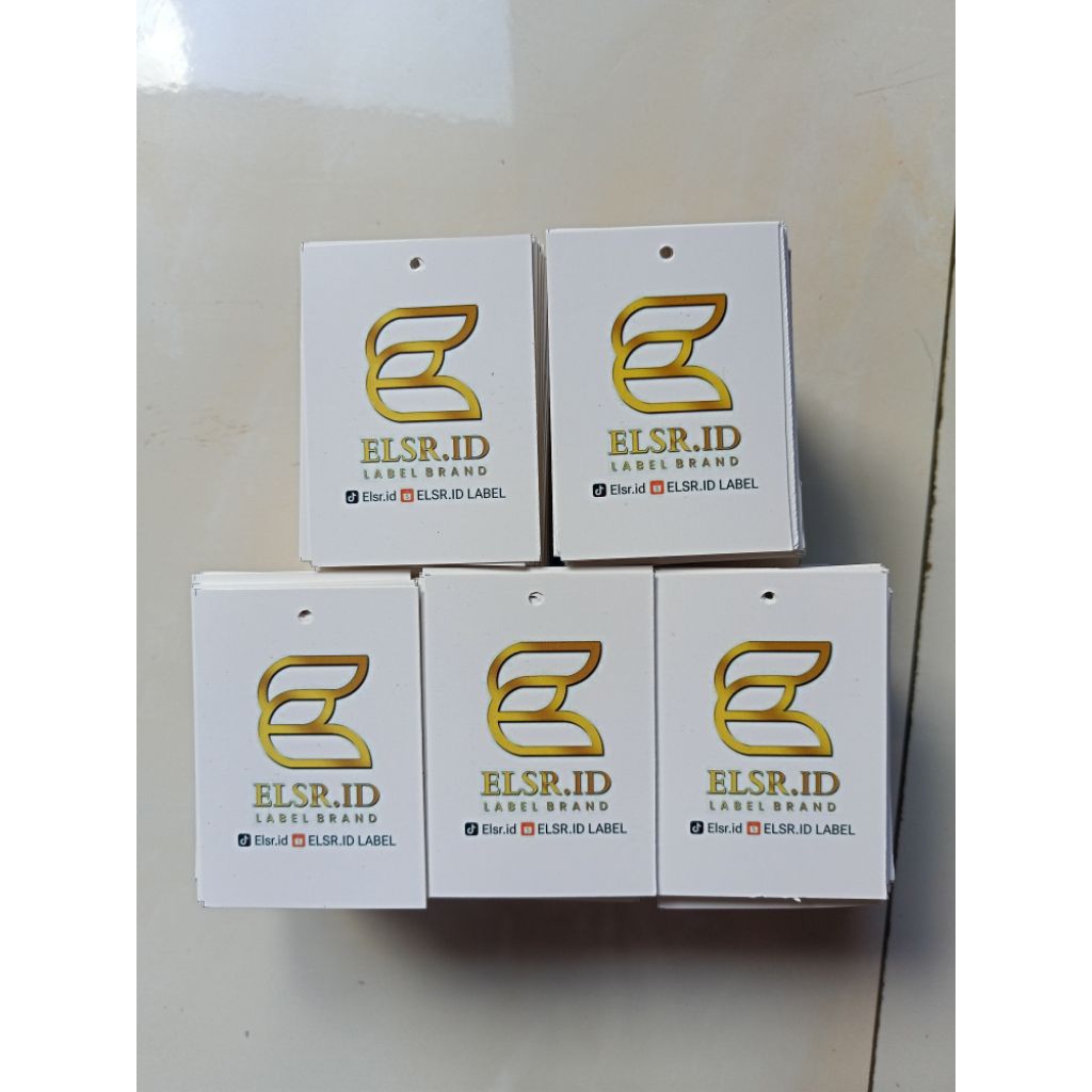 

(PROMO)Hangtag baju brand sendiri