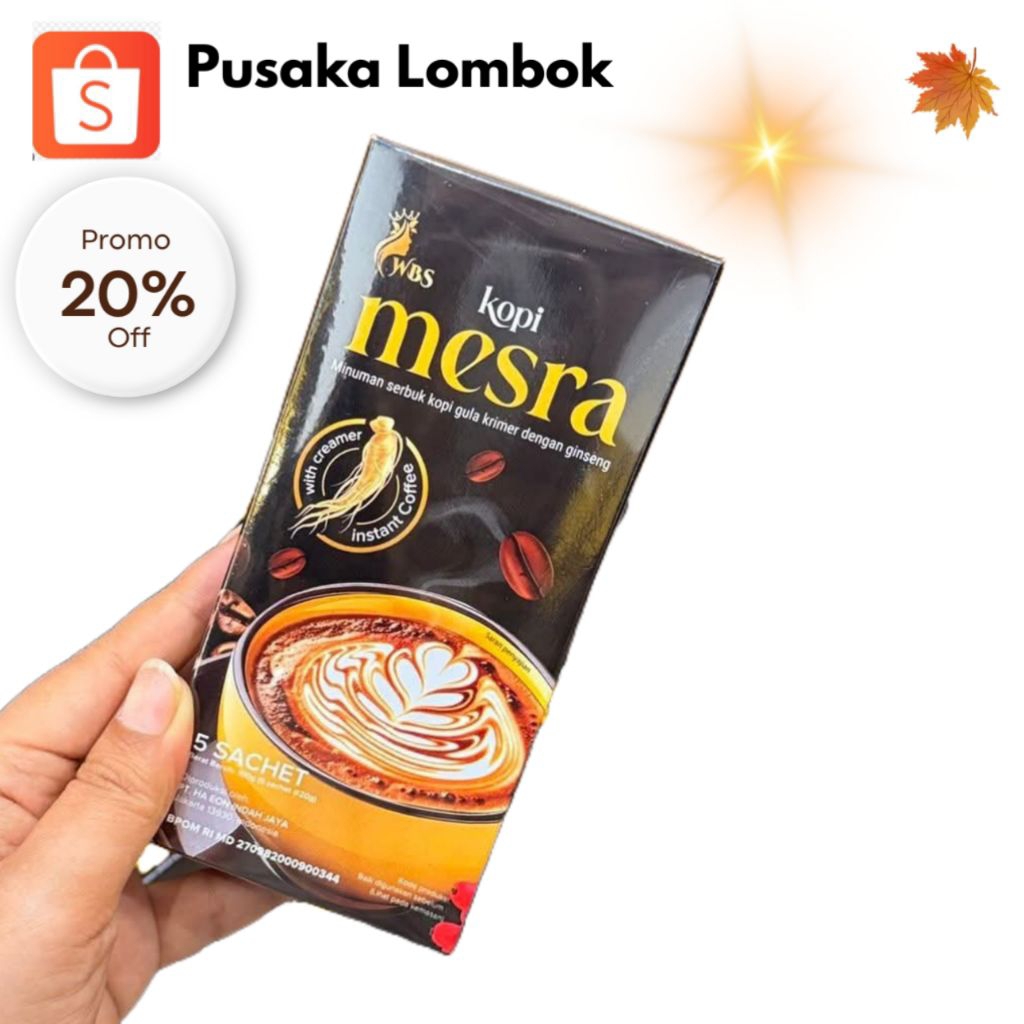 

KOPI MESRA WBS LOMBOK Harga 1 Suchet