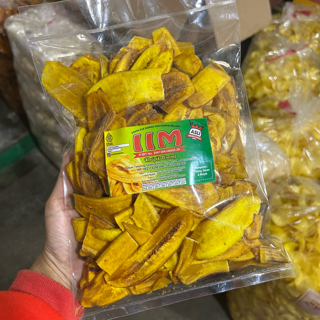 IIM DAKAK DAKAK | Keripik Pisang Renyah | Keripik Pisang Gurih 250 gram