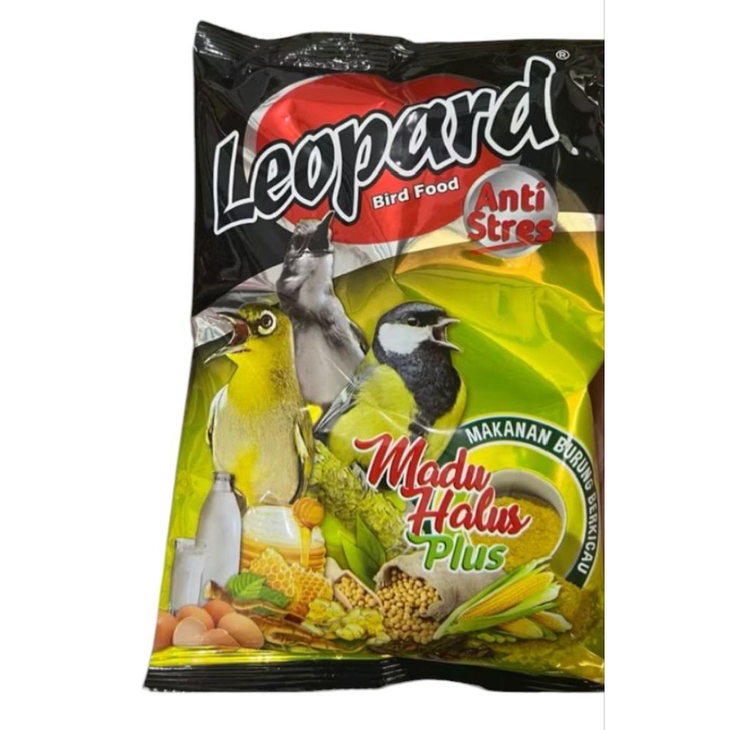 voer pakan burung leopard halus