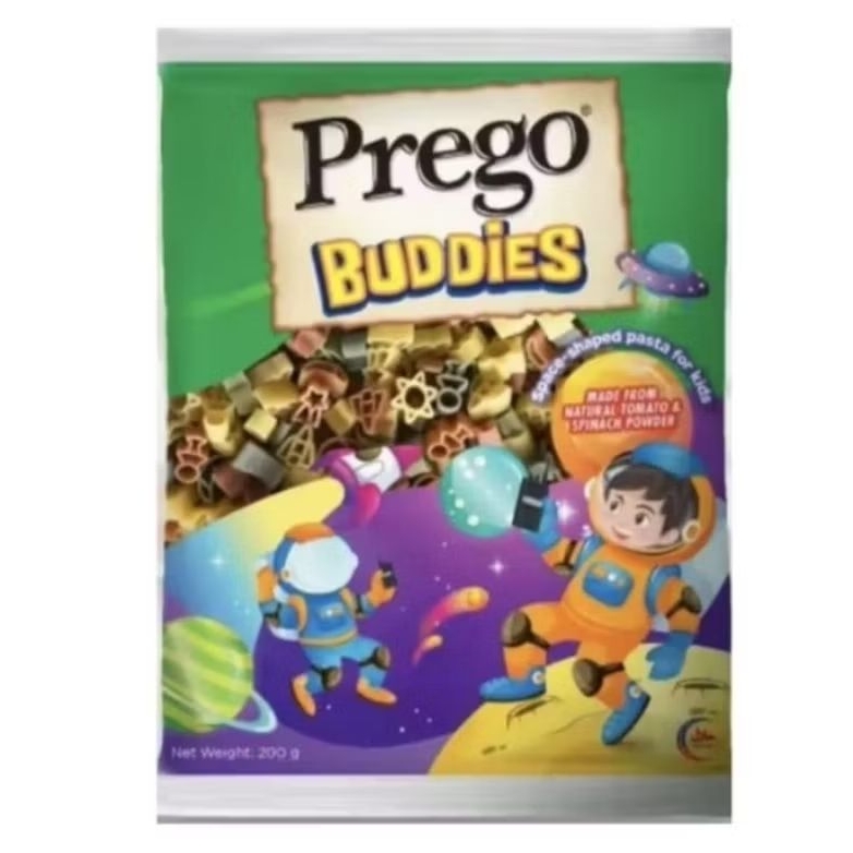 

PREGO BUDDIES DRY PASTA SPACE SHAPED (200G)