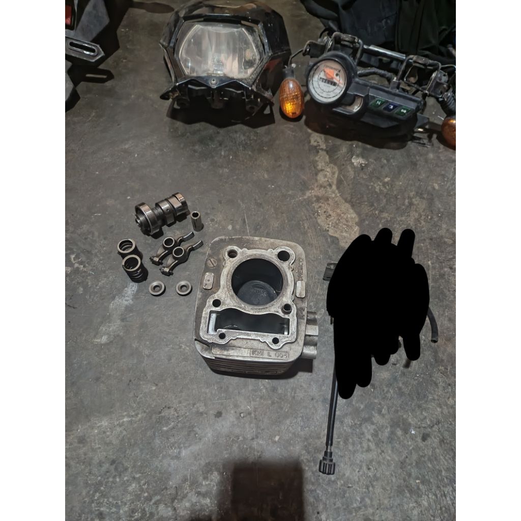 Blok seher klx 150 std, Blok set piston klx. Original copotan