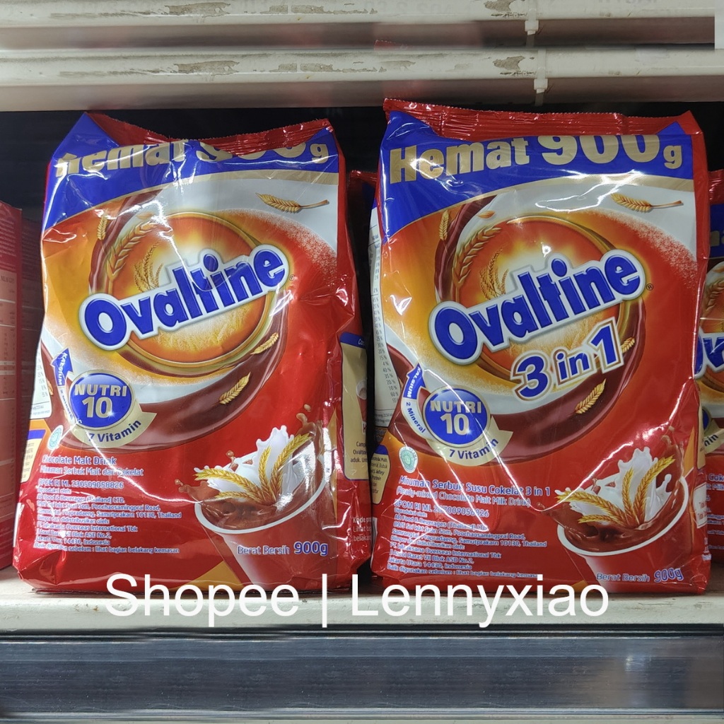 

Ovaltine Serbuk Susu Bubuk Instant Chocolate Malt Drink Coklat Cokelat Classic Klasik 3 in 1 Thailand Thai bukan MILO