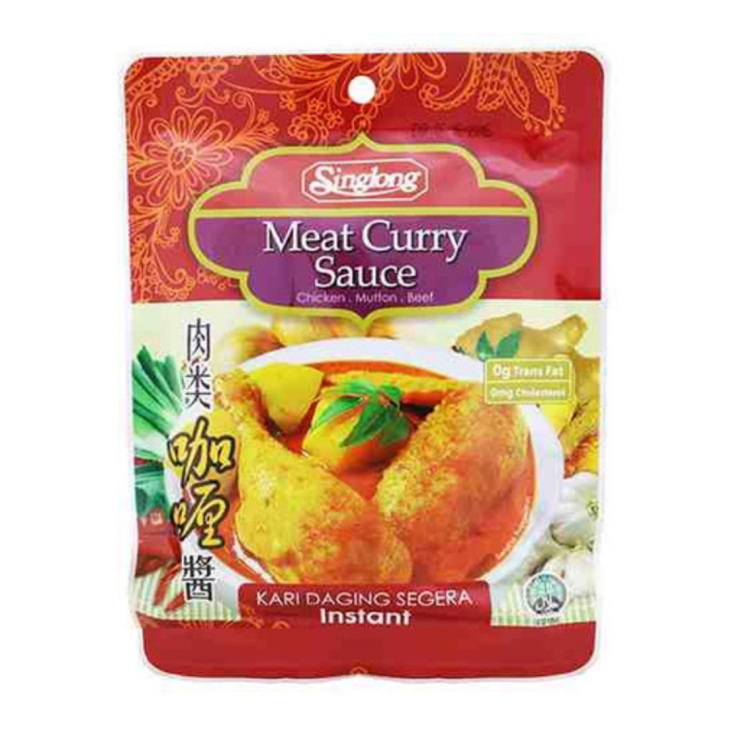 

Bumbu Instan Kari Daging Singlong (Ayam, kambing, sapi) 120g.