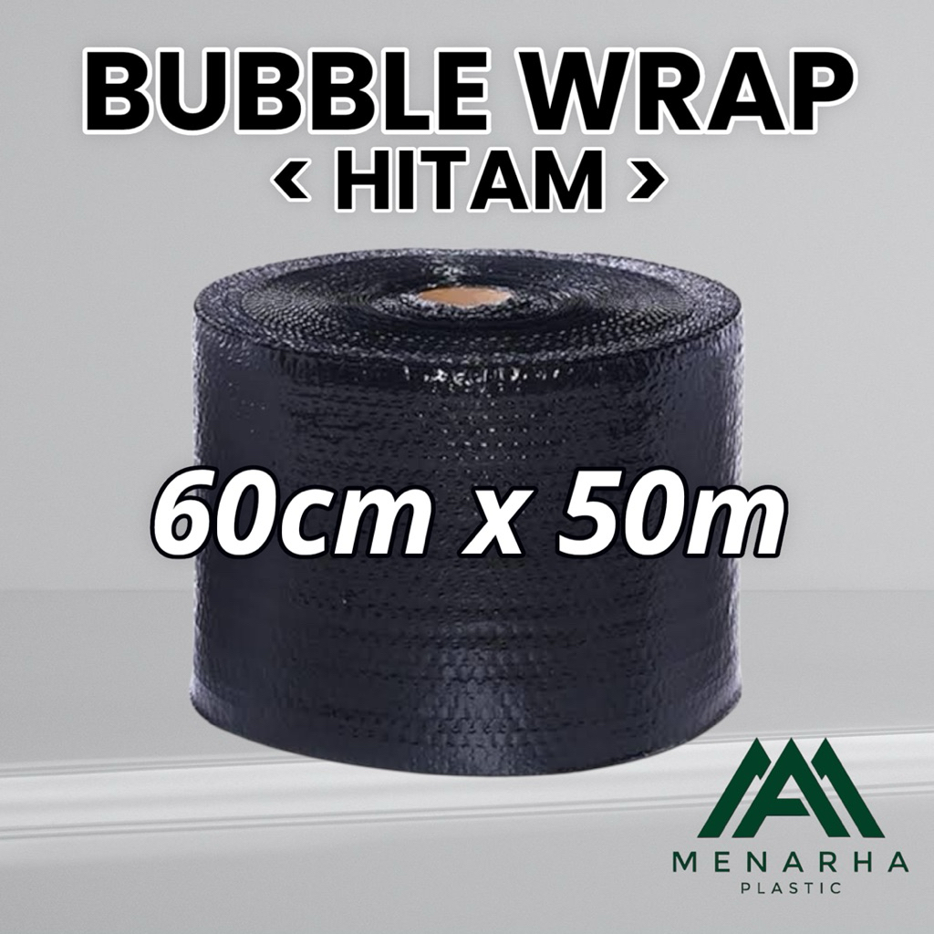 

[INSTANT] BUBBLE WRAP HITAM/ BENING MURAH ECERAN BANDUNG UKURAN 60CM x 50M