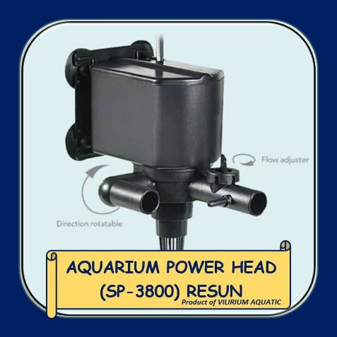 FILTER AQUARIUM - POWERHEAD SP-3800 RESUN / MESIN POMPA AIR AQUARIUM SP-3800 RESUN