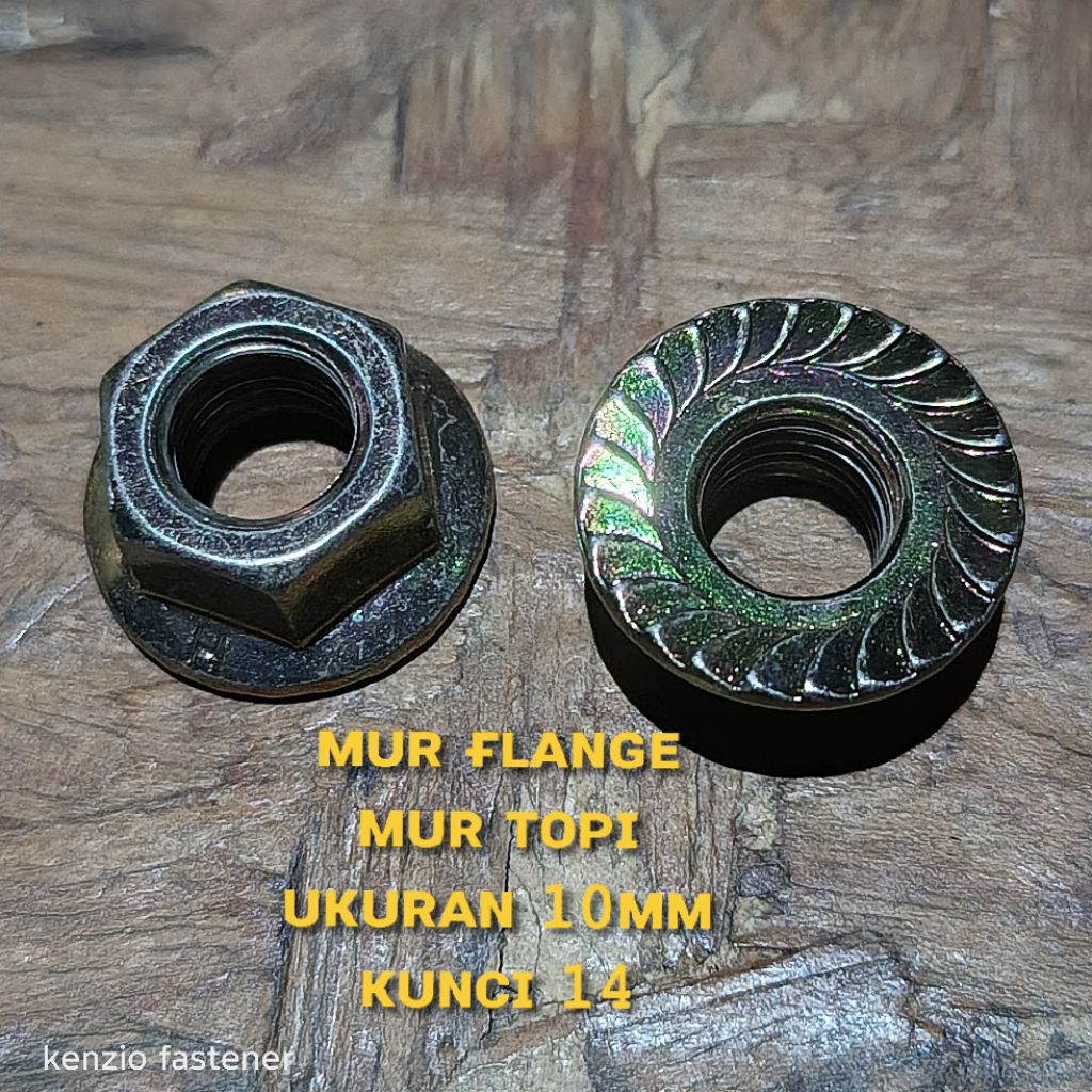 Mur flange/mur topi M.10 kunci 14