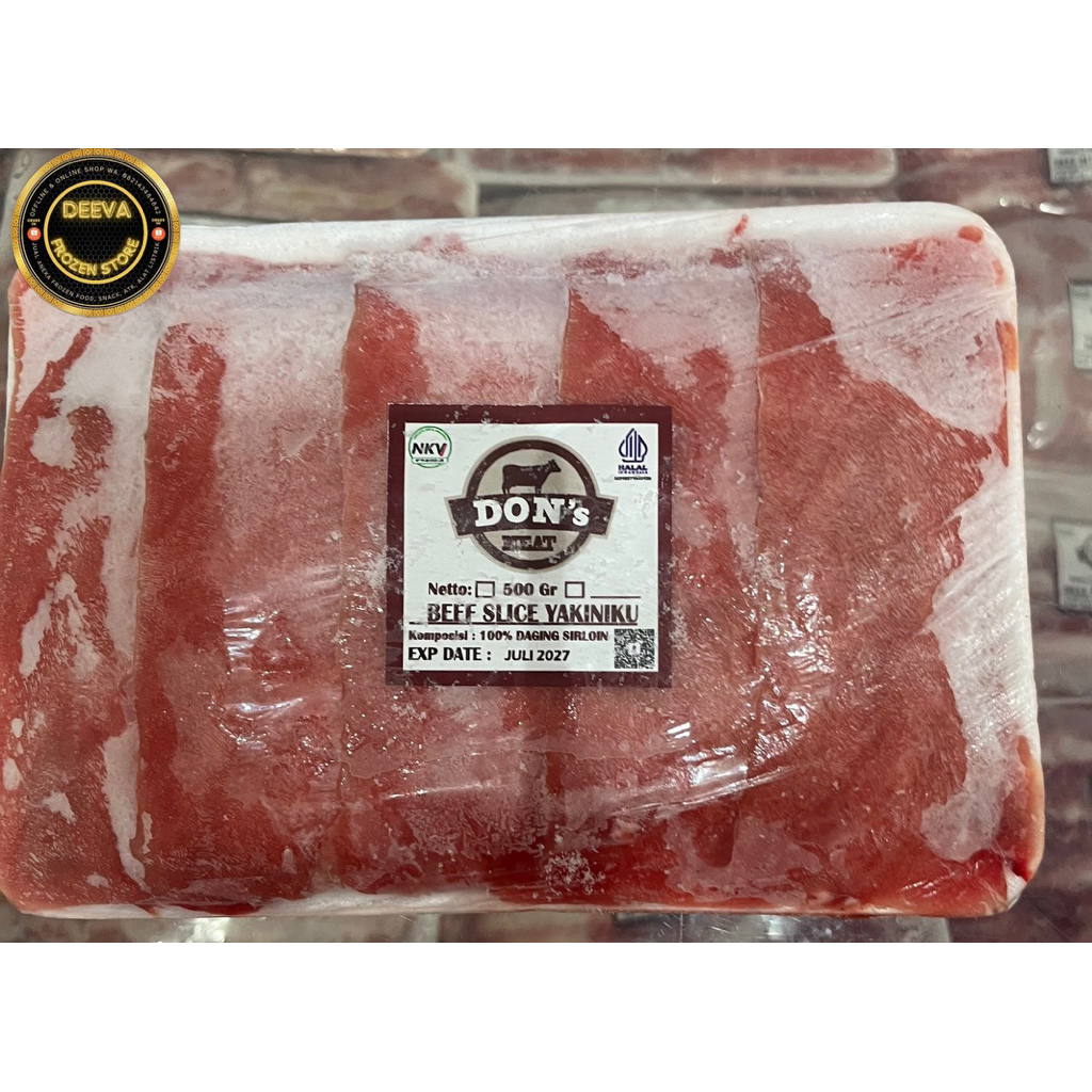 

Don’s Beef Slice Yakiniku 500g
