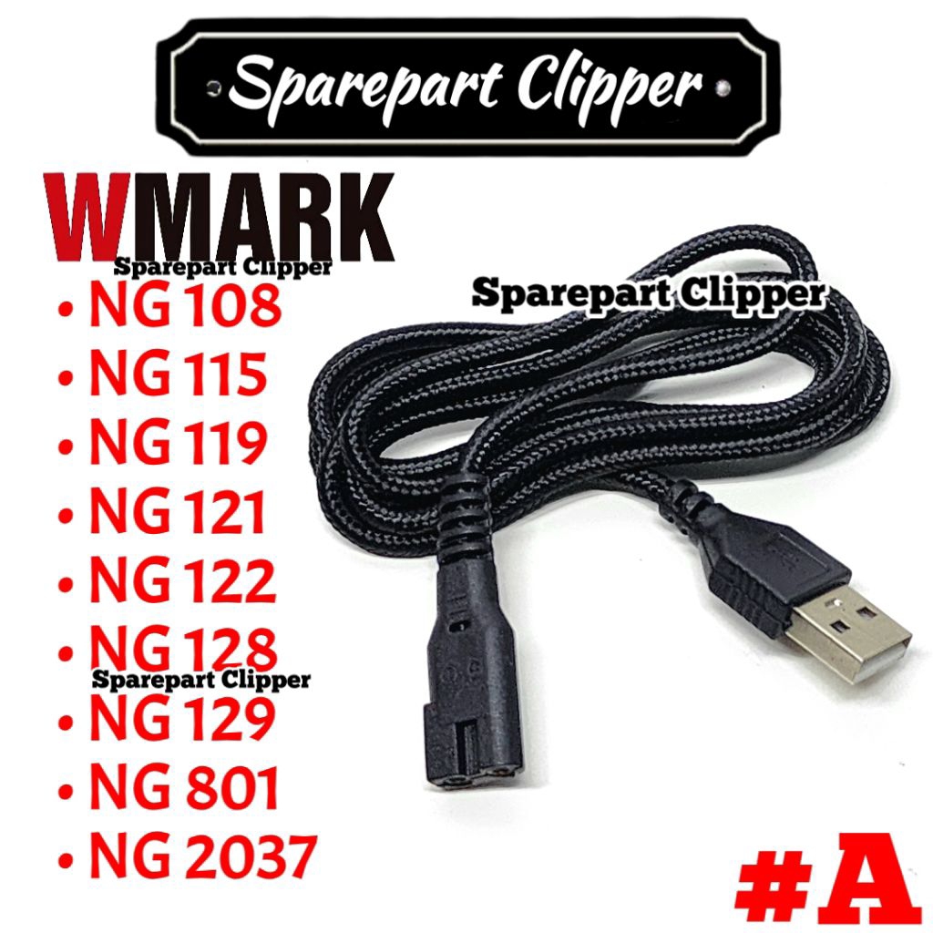 Kabel Charger Wmark NG 108 115 2037 Sparepart Clipper #A