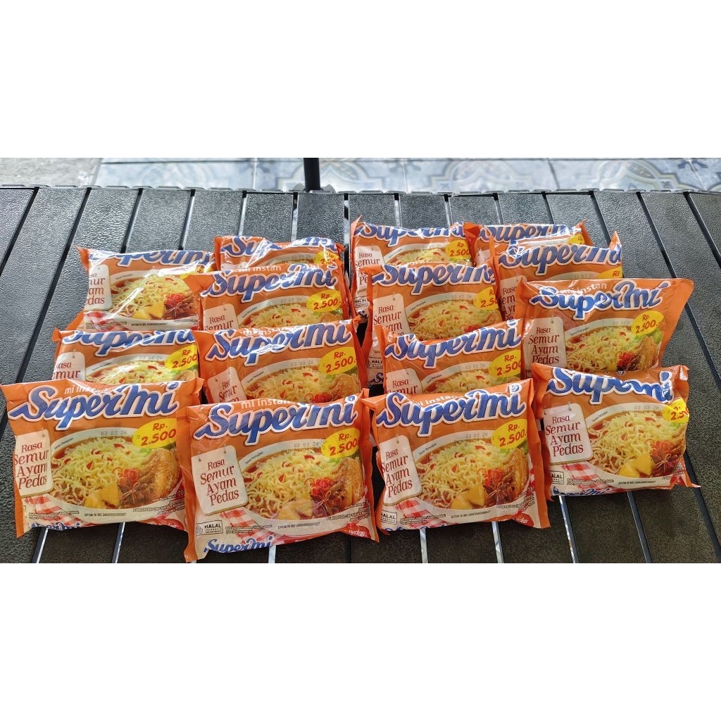 

Supermi Pedas Rasa Ayam Semur Pedas 70 Gram Mie Instan Indomie Supermi Mie Kuah Dower