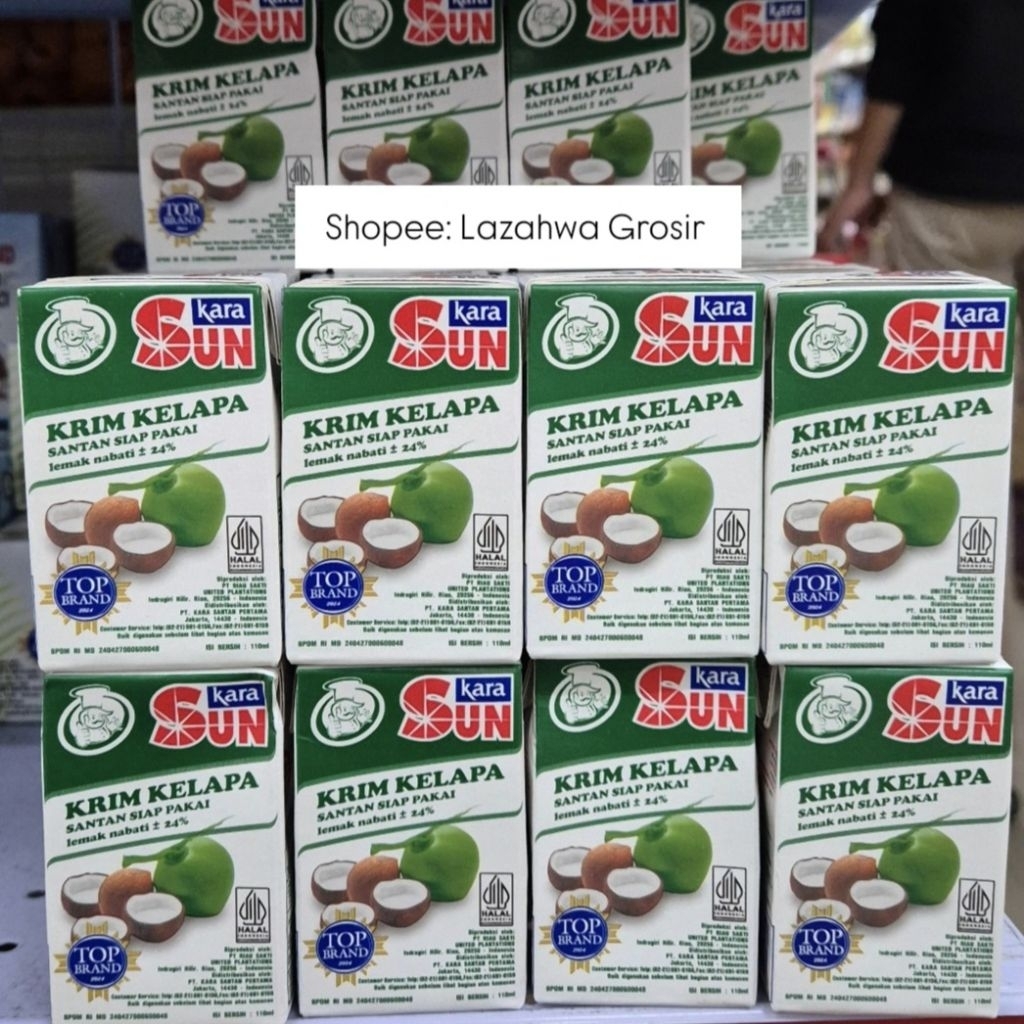 

Sun Kara Krim Kelapa Santan Instan 110 ml isi 24 per 1 Karton