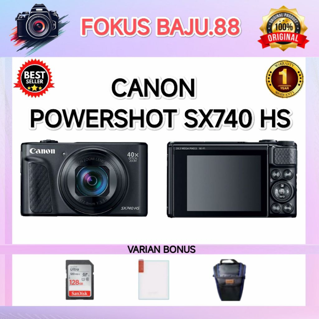 CANON POWERSHOT SX740 HS / KAMERA CANON SX740 HS / CANON SX740