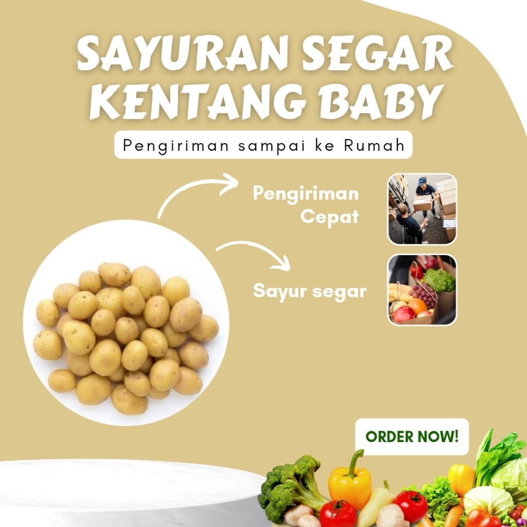 

Kentang Baby 500g & 1000g