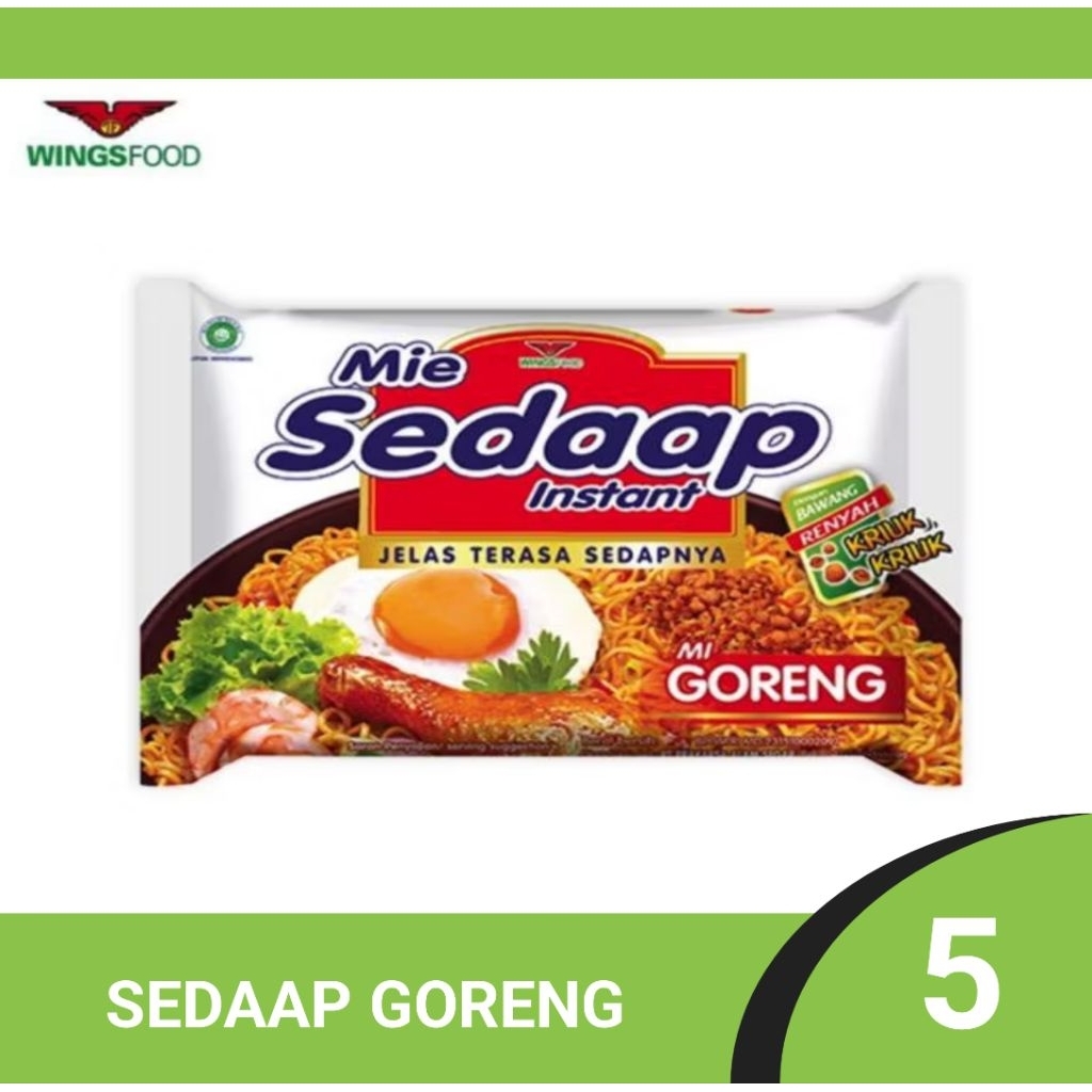 

MIE SEDAAP mie sedap goreng 5 pcs