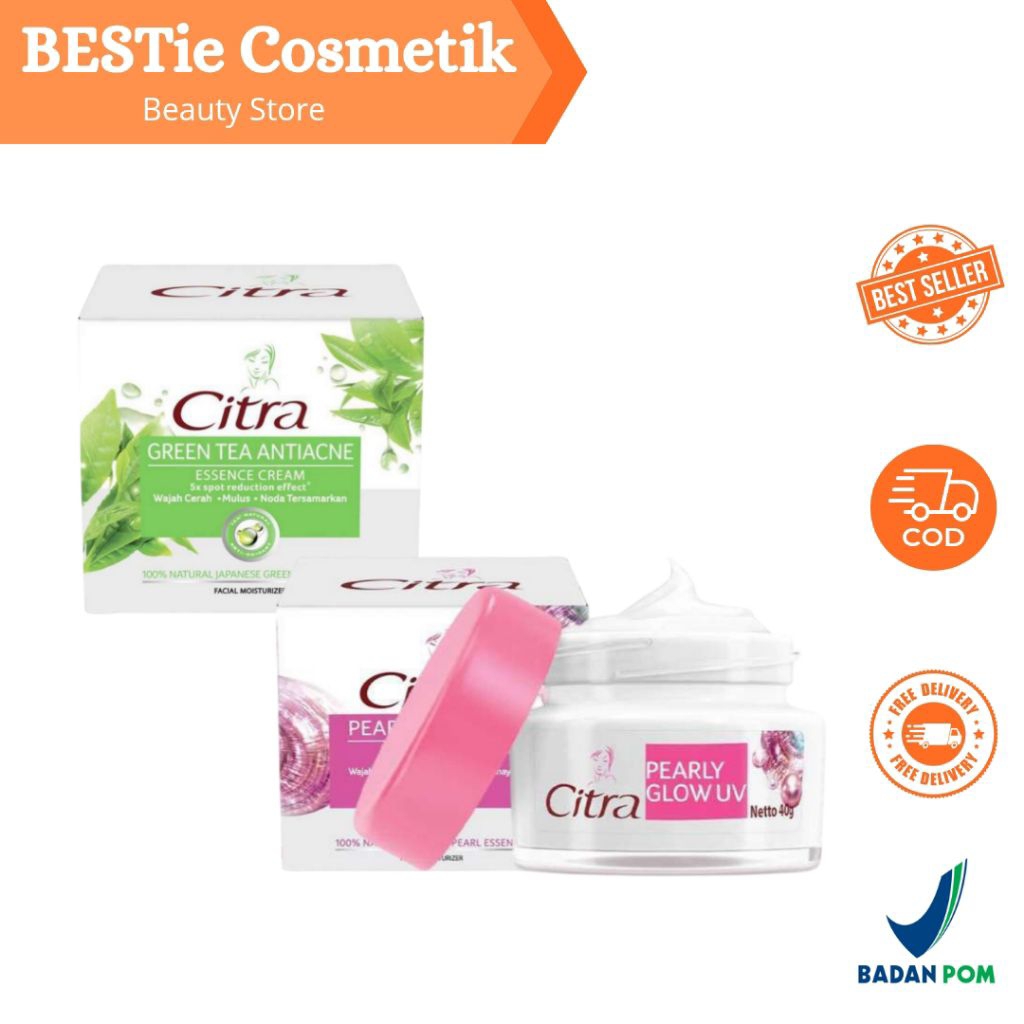 CITRA Hazeline Cream Sakura Glow UV | Greantea | Pearly Glow UV