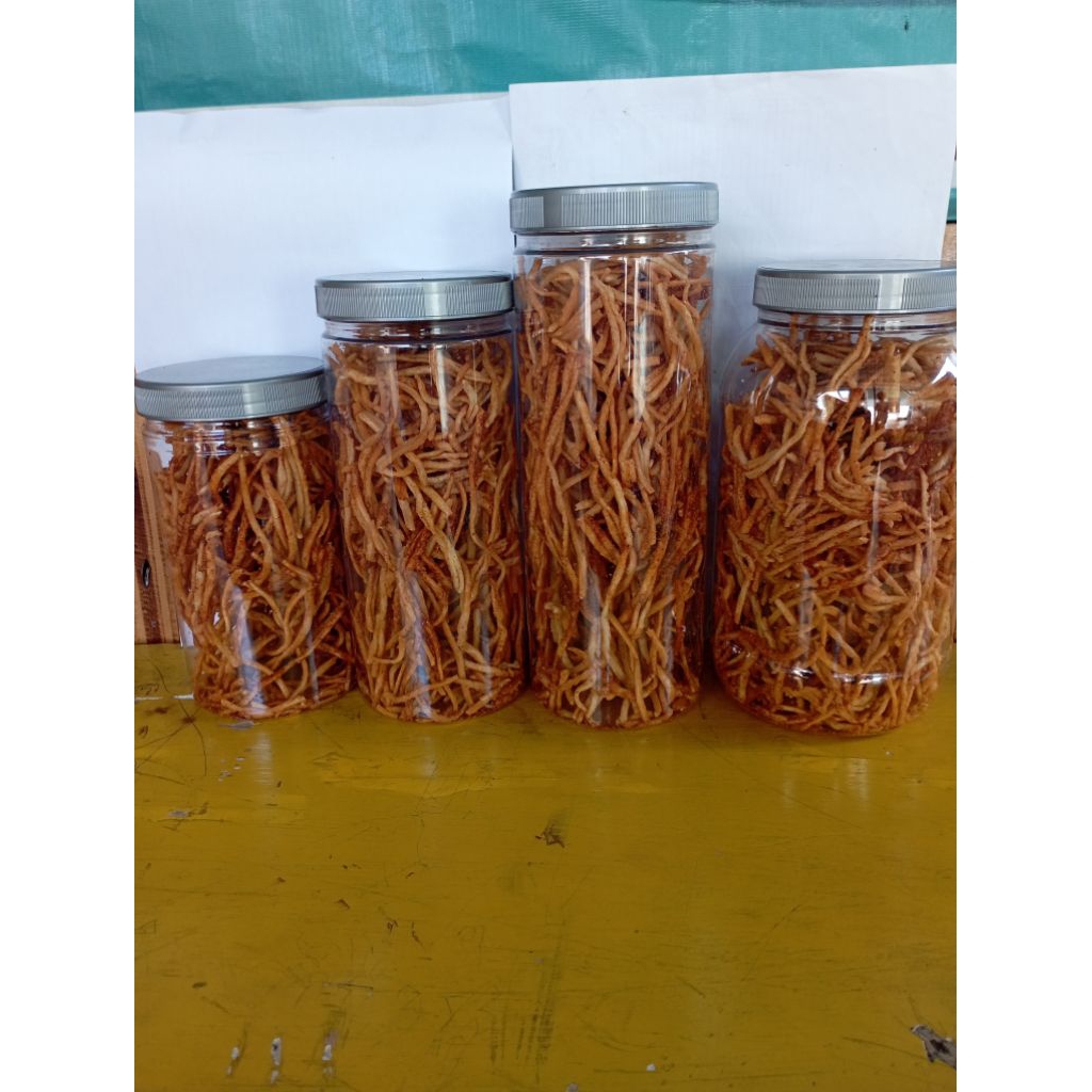 

stik sistik kemasan toples 2000ml pedas dan original bumbu tabur gurih renyah lezat bikin nagih