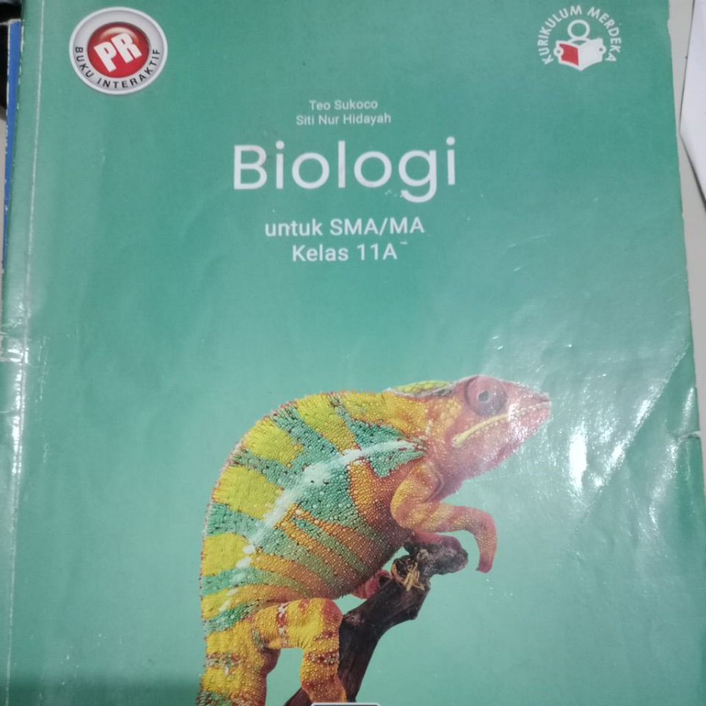 buku bekas buku biologi kelas 11 kurikulum merdeka