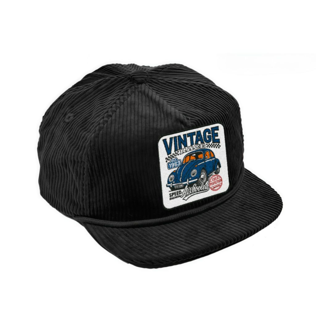 ROPE HAT Topi Lidah Pendek CORDUROY catoon BORDIR-VINTAGE RACE PREMIUM laki-laki perempuan DEWASA to