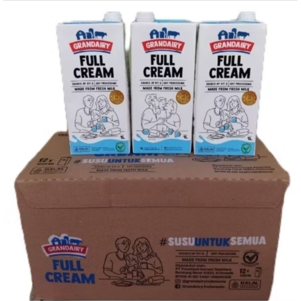 

Susu Grandairy Full Cream dan Coklat