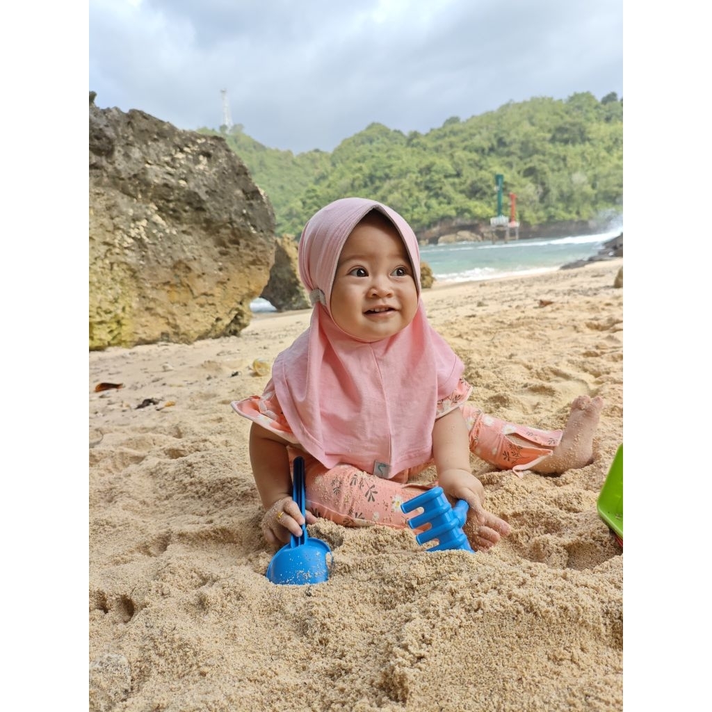 Hijab Anak Kaos - Jilbab Anak Kaos Adem by Mazaya Kids M