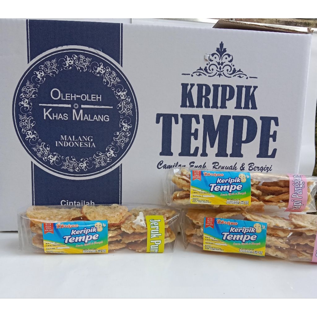 

KRIPIK TEMPE KRISNA MALANG(1dus isi32)