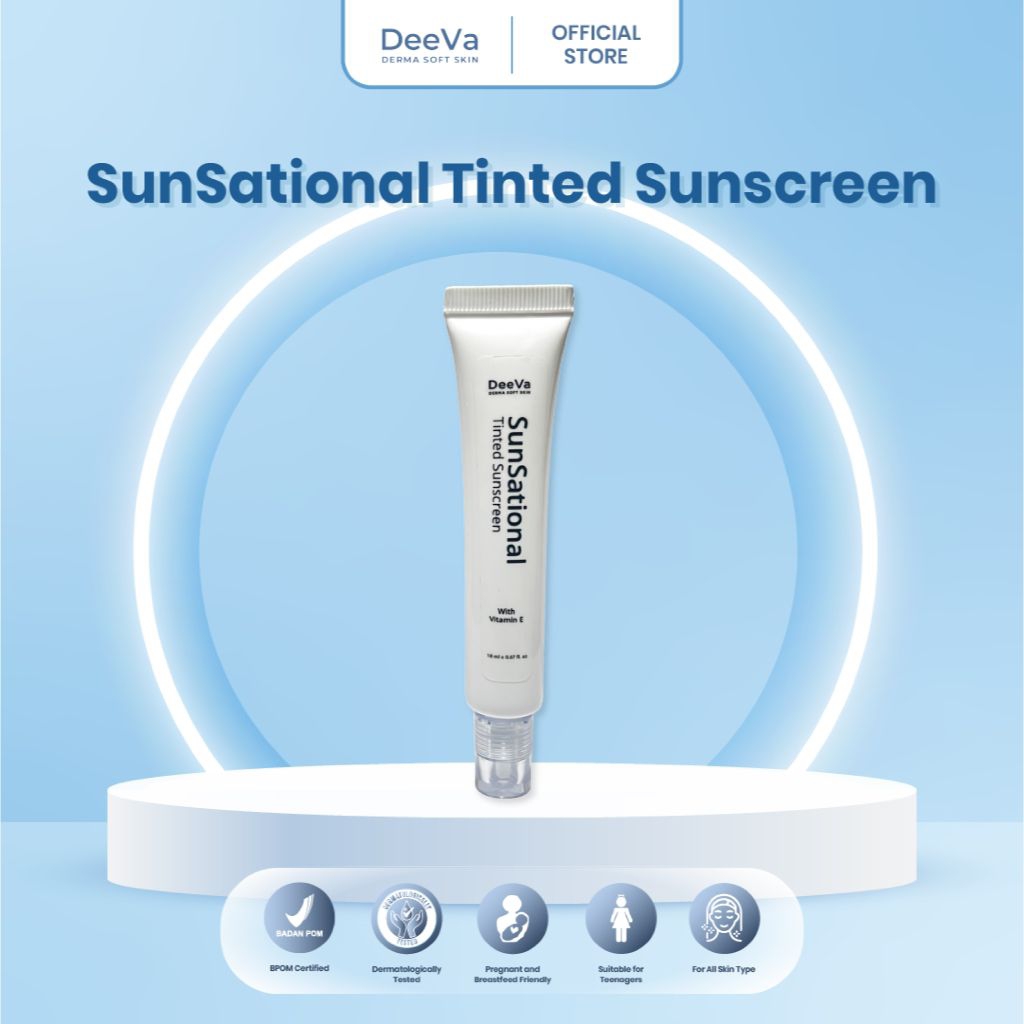 SunSational Tinted Sunscreen by DeeVa Derma Soft Skin